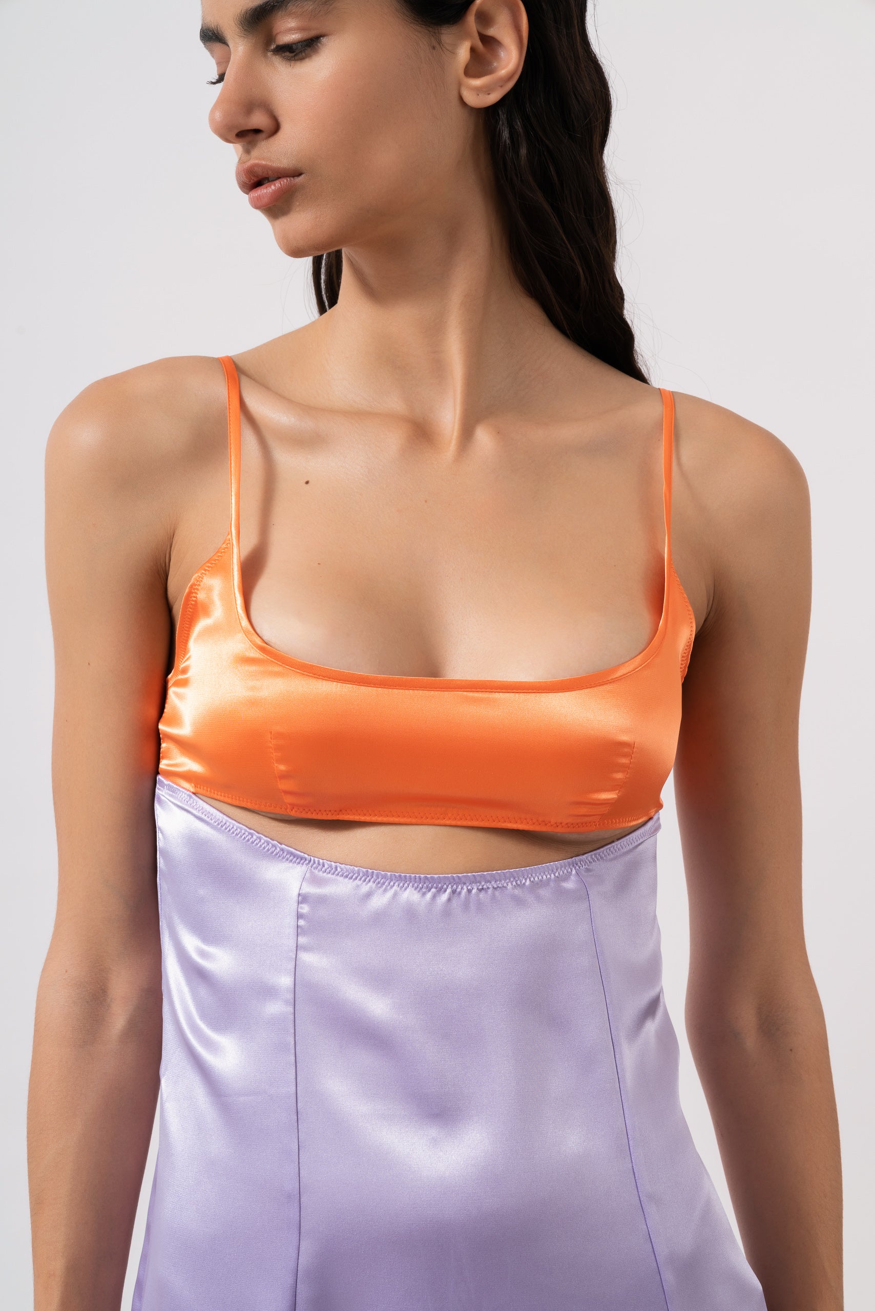 ABITO CUT OUT BICOLOR