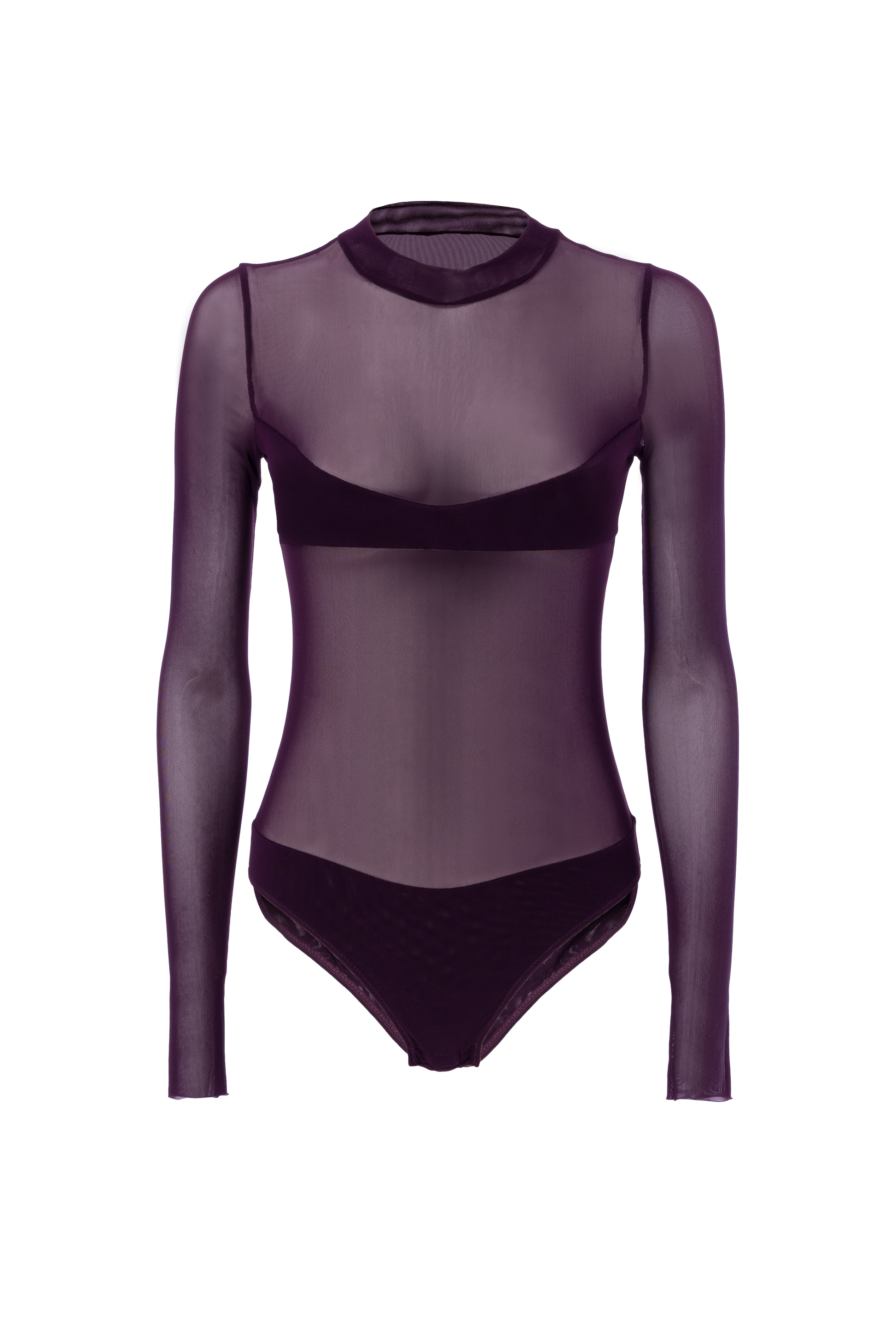 PURPLE TULLE BODYSUIT