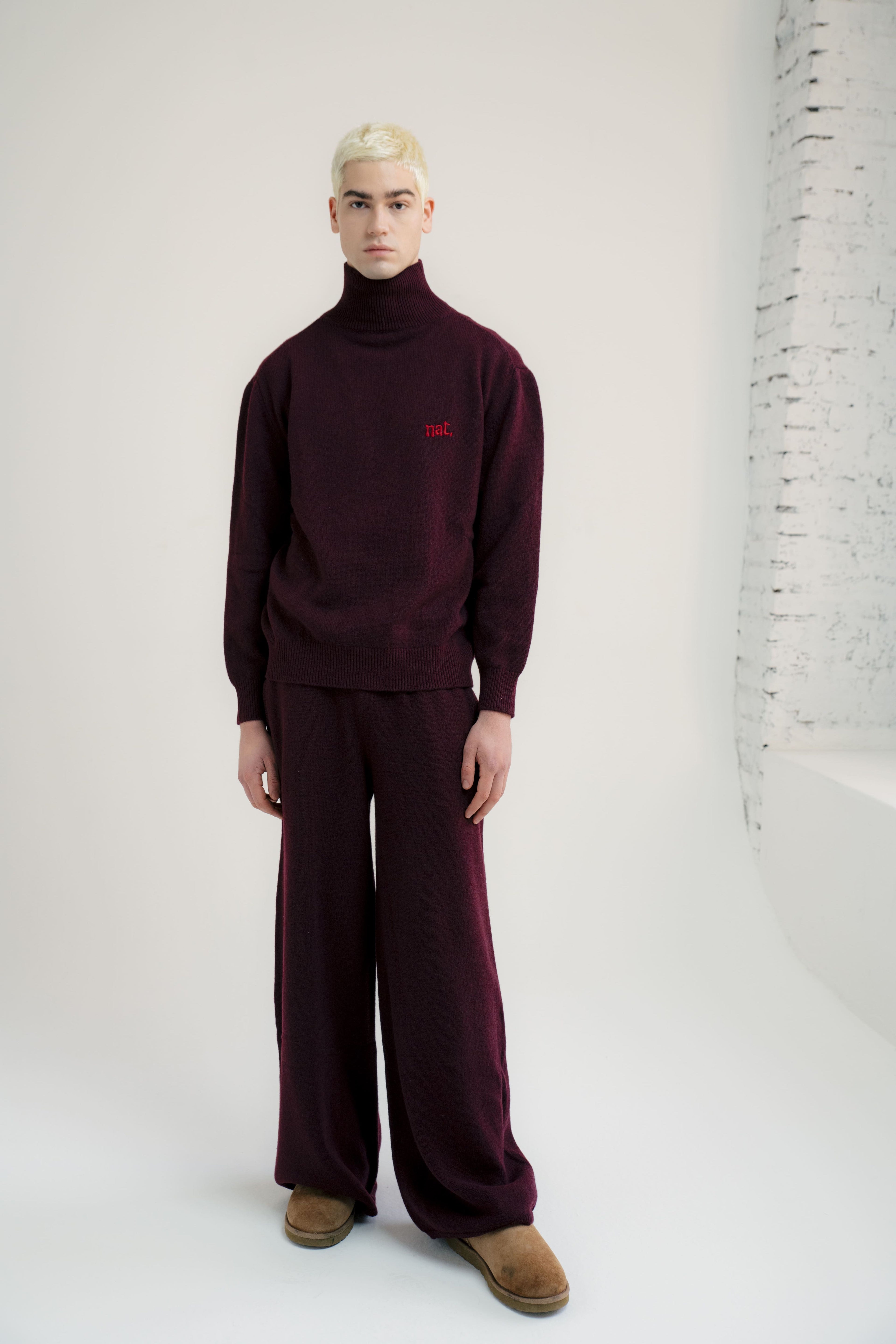 DOLCEVITA "NAT" IN MAGLIA BURGUNDY