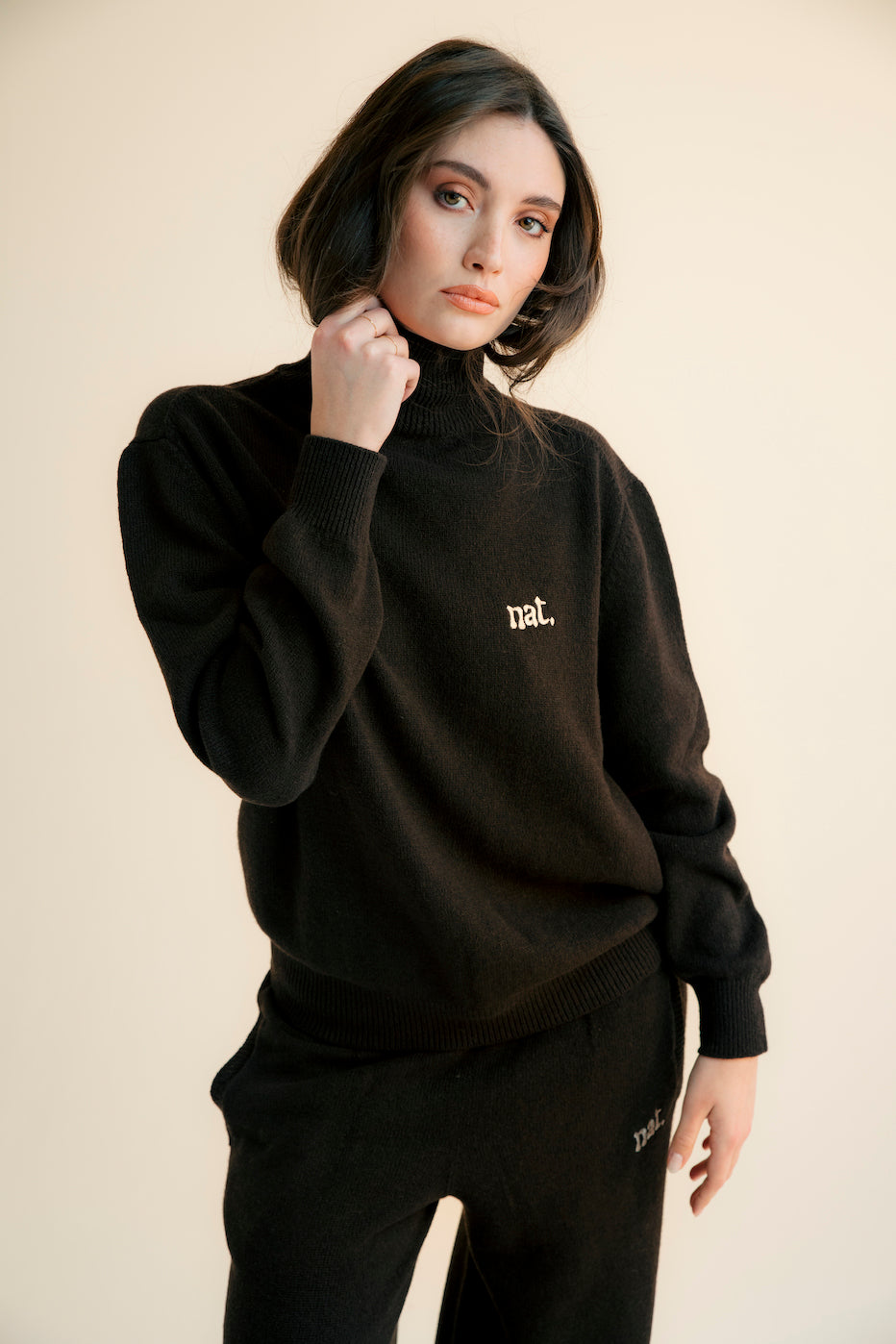 DOLCEVITA "NAT" IN MAGLIA CIOCCOLATO FONDENTE