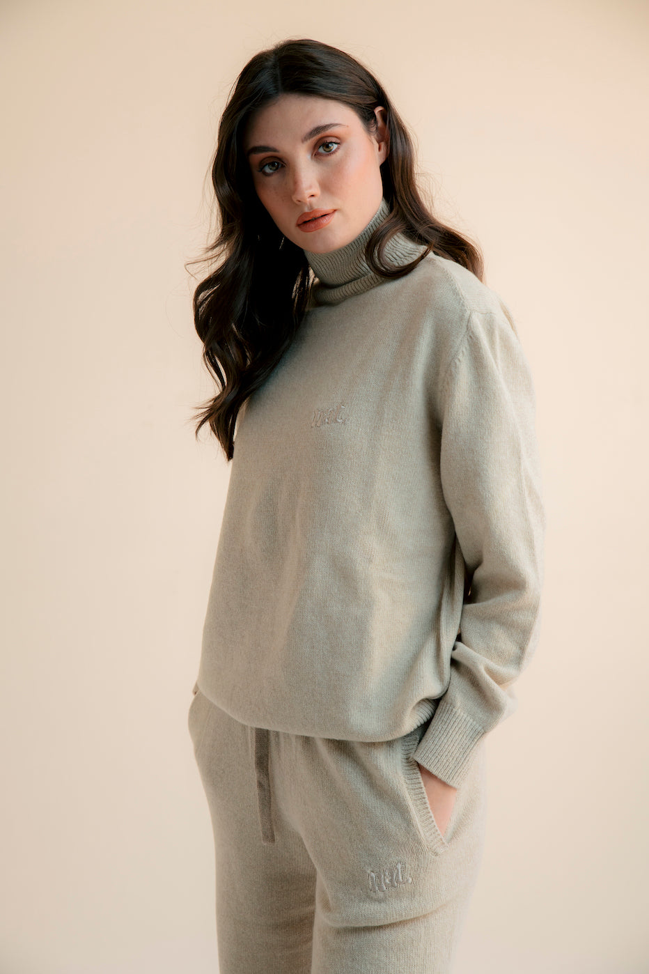 DOLCEVITA "NAT"  IN MAGLIA COLORE CREMA