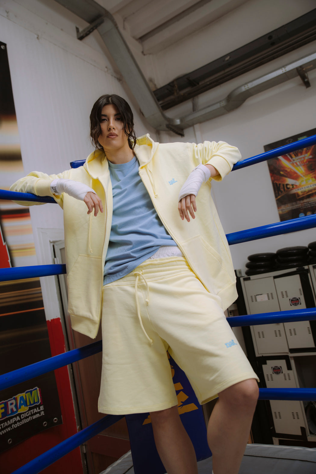 Not After Ten BASKET BOXER PASTEL YELLOW