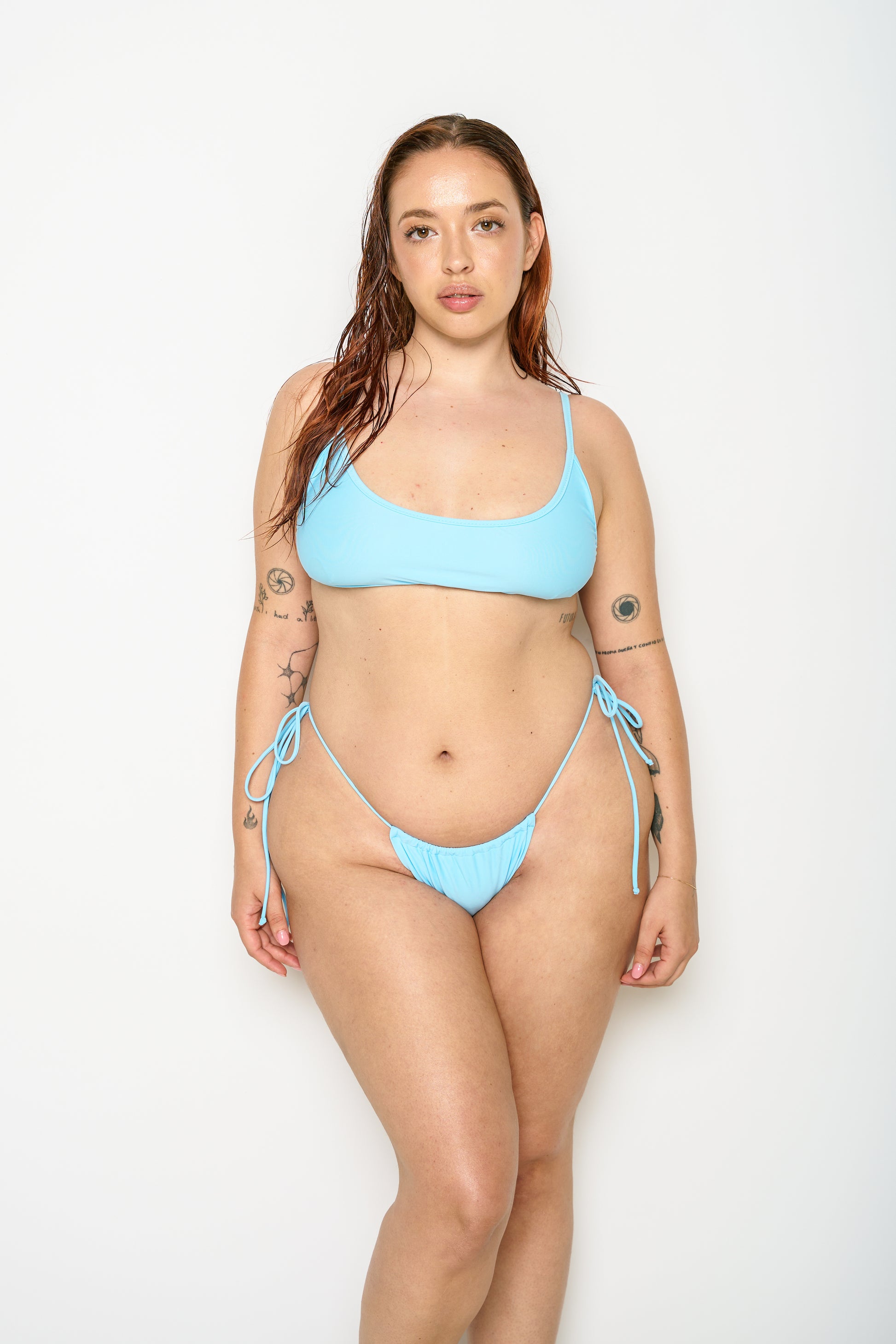 SKY BLUE BRALETTE BIKINI TOP