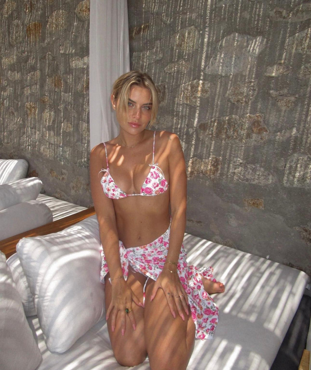 RED FLOWER FANTASY BIKINI